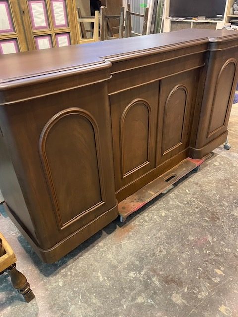 収納家具の着色塗装後写真