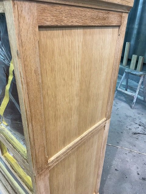 箪笥側板の仕上がり確認写真